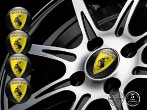 Volvo Etichetta Cupola Stile Distintivi Ruota Pregiati